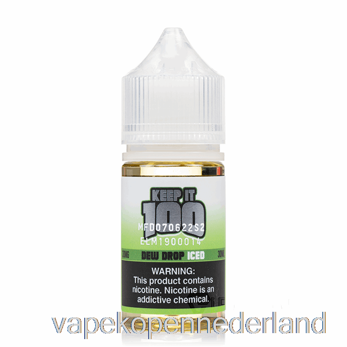 Elektronische Sigaret Vape Dauwdruppel Ijskoud - Houd Het 100 Zouten - 30 Ml 20 Mg